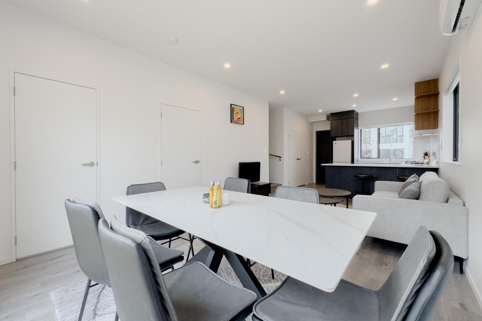 Modern 3-Bds Townhouse In South Auckland Villa Exterior foto